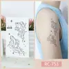 Ricklon Transfronteiriço Novo Adesivo de Tatuagem à Prova d'Água Preto Pequeno Fresco Atacado Tatuagens de Animais Fofas