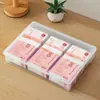 Caja de Almacenamiento de Efectivo para Billetes, Monedas Conmemorativas y Cambio Pequeño; Caja de Plástico para Caja Registradora