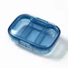 Mini Pastillero Portátil Pequeño de Mano Pastillero de 3 Compartimentos para Mañana, Mediodía y Noche Listo para la Venta
