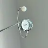Reloj pulsera de perlas vintage para mujer, lujo ligero, exquisito, simple, elegante, versátil, reloj de cuarzo, accesorio para la mano
