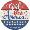 Letrero de Madera Estilo Americano con Estilo Pastoral, Creativo Letrero de Puerta para el Día de la Independencia, Gancho de Pared, Letrero de Bienvenida Decoración de Pared