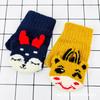 Luvas de Desenho Animado com Forro de Pelúcia, Luvas Grossas de Pelúcia de Rena de Desenho Animado de Natal para Meninos e Meninas, Bebês e Crianças Pequenas, Luvas Quentes