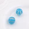 Cuentas Divertidas de Doble Color para Niños 12mm/16mm Cuentas Rayadas de Sandía Acrílicas Cuentas para Joyería de Oreja Hecha a Mano DIY Cadena de Teléfono Móvil