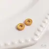 Cor Dourado Fosco Dourado Areia Conservação da Cor Renda de Cânhamo Espaçador de Roda Redonda Contas Soltas para Pulseira DIY Artesanal Acessórios de Joias