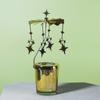 Fábrica Fuente Creativo Amazon Cielo Estrellado Vidrio Molino de Viento Corriente de Aire Caliente Romántico Aromaterapia Portavelas Giratorio Linterna Giratoria