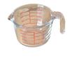 Suministros de Cocina Horneado Vaso Medidor de Vidrio con Escala Taza para Desayuno Juego de Vasos Medidores de Alto Borosilicato Horneado Grado Alimenticio