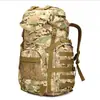 Mochila táctica de deportes al aire libre en stock, camuflaje, impermeable, bolsa grande para montañismo, mochila de 50L