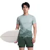 Conjunto de Roupa de Banho Masculina Youyou 2026 Novo Anti-Constrangimento Fonte Termal Peça Dupla Superior Traje de Banho Adulto Confortável