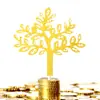 Decoración Fiesta Cumpleaños Banquete Tarjeta para Pastel Árbol de Dinero para Pastel Tarjeta para Pastel Árbol de la Suerte Bandera de la Fortuna