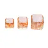 Cristal Súper Siete Negro Dorado Natural Forma de Cubo de Azúcar Encanto Versátil Irregular Pulsera Multipiedra DIY Cristales de Cabello Irregulares Cuentas Sueltas