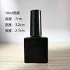 Garrafa de esmalte preto por atacado 10ml garrafa de vidro de comércio exterior exportação garrafa de esmalte com escova sub-engarrafamento garrafa vazia de tinta