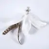 Cabeça de Reposição Varinha Teaser para Gato Sino Pena Brinquedo de Autoentretenimento para Gato Acessórios Varinha Teaser para Gato Brinquedos para Gato Suprimentos para Animais de Estimação Atacado
