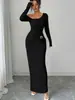 695 Moda Europeia e Americana Transfronteiriça da Amazon Venda Quente Elegante para o Trabalho Fenda Bodycon Cor Sólida Vestido