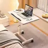 Mesa Auxiliar para Sofá, Mesita de Noche Móvil para Dormitorio, Mesa de Centro para Sala de Estar, Mesa Pequeña, Estante de Almacenamiento para Balcón, Mesa Elevable para Computadora