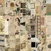 30 Marcapáginas de Dibujos Animados, Lindos Retro Simples Estilo Cuaderno de Notas Materiales Artísticos Creativos, Colección de Tarjetas Marcapáginas de Papel para Lectura