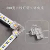 Hebilla conectora para conexión en esquina de tiras de luces LED COB, tipo universal de bajo voltaje, no requiere soldadura