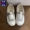Zapatos Mary Jane florales muy elegantes para mujer, nuevo modelo de verano 2026, bailarinas retro de suela blanda para combinar con faldas