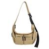 Bolsa Mensageiro Transversal de Trabalho de Estilo Japonês para Homens, Bolsa de Ombro Estudantil Casual Versátil de Grande Capacidade para Mulheres, Bolsa de Tecido para Pendulares
