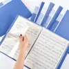 Livro de Informações Espesso A4 Pasta de Folhas Soltas Bolsa Transparente para Inserção Pasta de Arquivos Pasta Multicamadas Material de Escritório