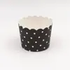Mecanismo de impresión pastoral taza para hornear muffin pastel bandeja de papel taza de papel para pastel fondo de 5 cm al por mayor color caramelo