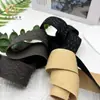 Banda elástica de goma transparente curva ancha de 3 cm, onda, silicona antideslizante, cincha elástica, accesorios para ropa deportiva de exterior