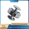 Prego redondo de cobre dupla face 18mm botão magnético de metal fivela de ímã para roupa sapato bolsa fabricantes prego de tampa dupla face à vista