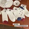 Calcetines de Verano para Mujer, Calcetines Cortos, Estilo Coreano, Anti-Olor, Absorbentes de Sudor, Malla Transpirable, Calcetines Cortos de Tubo Sin Costuras con Gato Lindo para Mujer