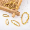 Aço Inoxidável Dourado Conector de Armação Irregular Anel Irregular Contínuo Acessórios de Joia Pingente Atacado