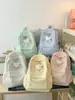 Mochila Verde Doce Borboleta para Alunas, Alta Estética, Grande Capacidade, Mochila Escolar Leve, Mochila Diária, Novo Modelo 2026