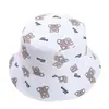 Gorro para Bebé al por Mayor Primavera y Otoño Bebé Lindo Dibujos Animados Sombrero de Pescador Niños y Niñas Verano Protección Solar Sombrero de Cubo