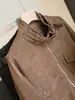 Chaqueta de gamuza moderna y fresca estilo europeo y americano otoño/invierno, nueva chaqueta de trabajo retro A14214