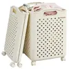 Nova Cesta Dobrável para Roupas Sujas Doméstica Banheiro Grande Capacidade Cesta de Armazenamento Removível Quarto Alto Valor de Cor Cesta para Roupas Sujas