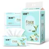 Papel de Seda Jierou 120 Hojas 3 Paquetes Aroma a Flor de Té Blanco Servilletas de Papel Facial Papel Higiénico Extraíble Pr295