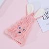 Gorro para Secar el Cabello de Niños de Dibujos Animados de Terciopelo Coral Absorbente Engrosado Orejas de Conejo Tejido Gorro de Ducha Toalla para Secar el Cabello Bolsa para Bebé Pañuelo para la Cabeza