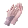 Guantes de Protección Solar para Mujer, Estilo Delgado, Compatibles con Pantalla Táctil, Verano al Aire Libre, Conducción, Deportes, Ciclismo, Guantes de Seda de Hielo, Protección UV, Venta al por Mayor