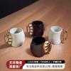 Caneca Cerâmica Criativa à Prova de Explosão Knuckle-Dragger Caneca Boxe Punho Cor Sólida Forma Irregular Resistente a Altas Temperaturas Caneca de Café