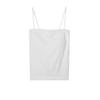 Camisole Estilo Garota Picante com Niacinamida e Almofadas Finas no Peito para Mulheres, Top Tubo Anti-Exposição com Sutiã Embutido