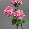 Hortênsias de Madeira 3D, Hortênsias Artificiais para Decoração de Fundo de Shopping, Arranjo de Parede de Flores, Flores Artificiais para Decoração de Corredor de Casamento