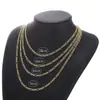 Amazon Aliexpress El Más Vendido para Hombre Cadena de Oro de Moda Personalizada Cadena Simple y Versátil Collar de Cadena Nk Joyería