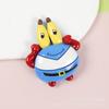 Dibujos Animados Bob Esponja Pai Estrella Accesorios de Resina DIY Hechos a Mano Pinza para el Cabello de Gel de Crema Material para Joyería de Tazas Venta al por Mayor