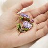Broche Creativo de Flor y Perla de Aliexpress, Moderno y Versátil, Margaritita Crisantemo Pintura al Óleo Planta Venta al por Mayor, Estilo Pastoral