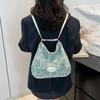 Hermoso Bolso Retro Simple para Viajero de Mujer 2024 Otoño Nuevo a Cuadros Gran Capacidad Multifunción Hombro Tipo Cubo