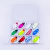 Caja de 12 compartimentos 3G traje de lentejuelas coloridas boca de caballo traje de lentejuelas Luya traje de lentejuelas Luya traje de lentejuelas pez pequeño