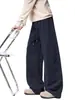 Pantalones de chándal cargo plisados para hombre, Otoño, Modernos, Estilo retro americano, Casual, Holgados, Rectos, Pesados, Joggers Scimitar