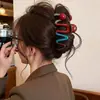 Pinza para el pelo coreana estilo Yiwu, pinza de tiburón floral de alta gama de lujo primavera-verano, nuevo accesorio para el pelo de garra dulce 2026