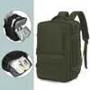 Mochila de Viagem Simples para Homens e Mulheres, Leve, Grande Capacidade, com Compartimento para Sapatos, Viagem de Negócios, Computador, Armazenamento Multifuncional