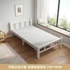 Cama plegable individual para el hogar, habitación de alquiler para adultos, cama para acompañante de oficina, siesta, habitación de alquiler simple, cama doble portátil para la hora del almuerzo