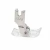Pie prensatelas transparente NT-18, pie prensatelas para máquina de coser de cama plana controlada por computadora, pie prensatelas con base de plástico para máquina de coser industrial