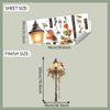 Fan Xi fun-L114 creativo farol de calle retro pájaro dormitorio estudio fondo embellecimiento pegatinas de pared decorativas autoadhesivas