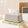 Caixa de lenços em formato V de luxo para uso doméstico, caixa de lenços de mesa para hotel de luxo, caixa de armazenamento de lenços durável e atraente atacado